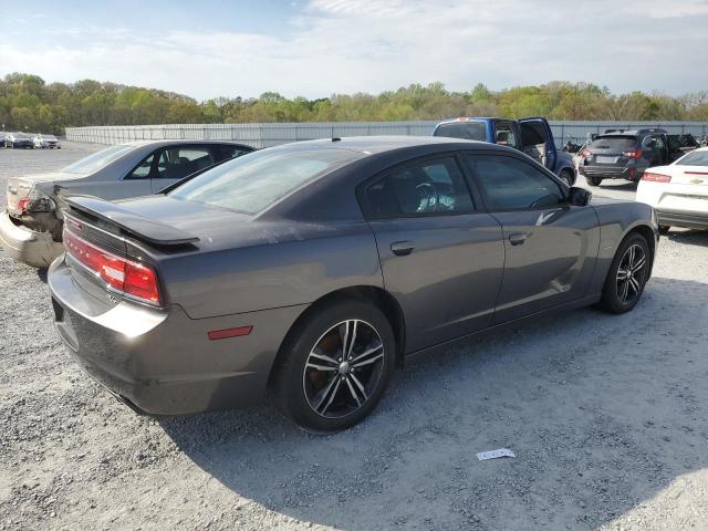 2C3CDXDT6EH204923 - 2014 DODGE CHARGER RT R/T GRAY photo 3