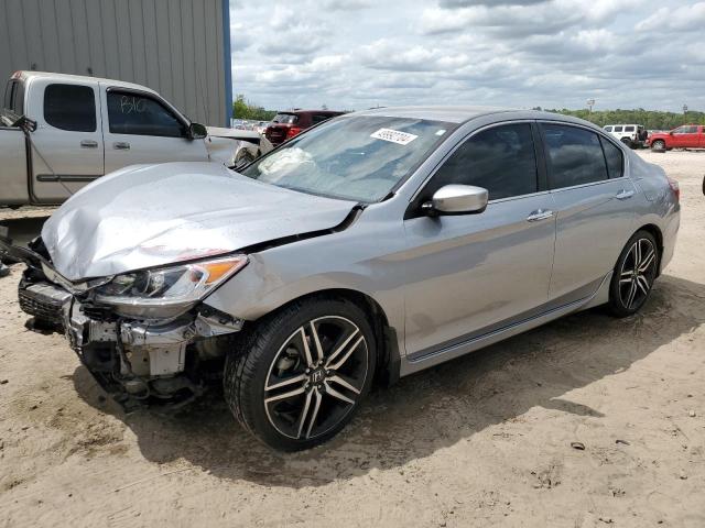 1HGCR2F5XGA241796 - 2016 HONDA ACCORD SPORT SILVER photo 1