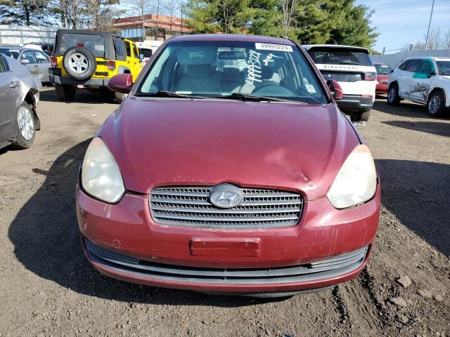 KMHCN46C56U047531 - 2006 HYUNDAI ACCENT GLS BURGUNDY photo 5