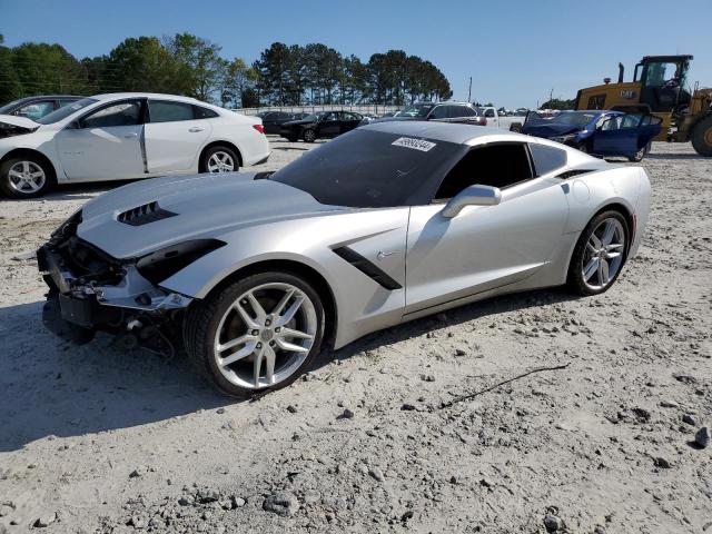 1G1YB2D79J5102202 - 2018 CHEVROLET CORVETTE STINGRAY 1LT SILVER photo 1