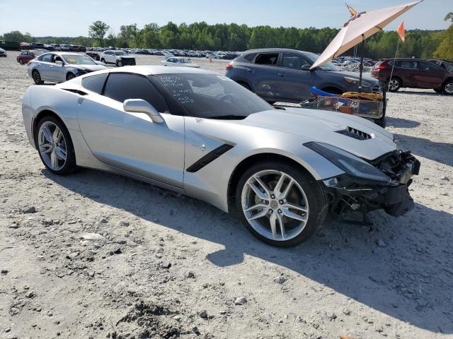 1G1YB2D79J5102202 - 2018 CHEVROLET CORVETTE STINGRAY 1LT SILVER photo 4