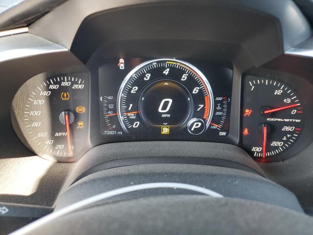 1G1YB2D79J5102202 - 2018 CHEVROLET CORVETTE STINGRAY 1LT SILVER photo 9