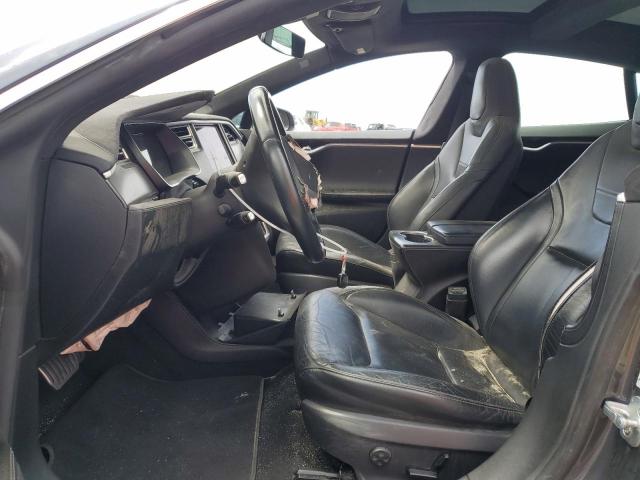 5YJSA1E47FF112117 - 2015 TESLA MODEL S 灰色 照片 7