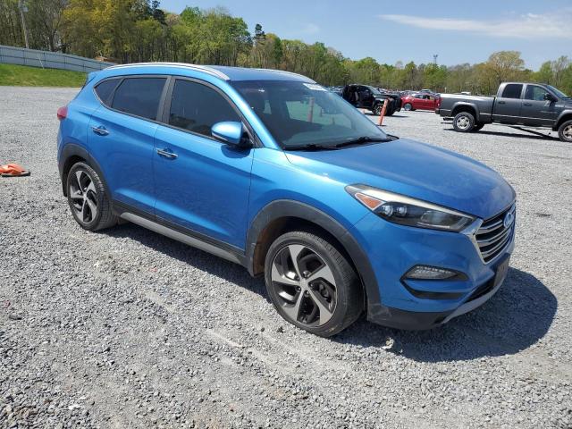 KM8J33A25HU367697 - 2017 HYUNDAI TUCSON LIMITED BLUE photo 4