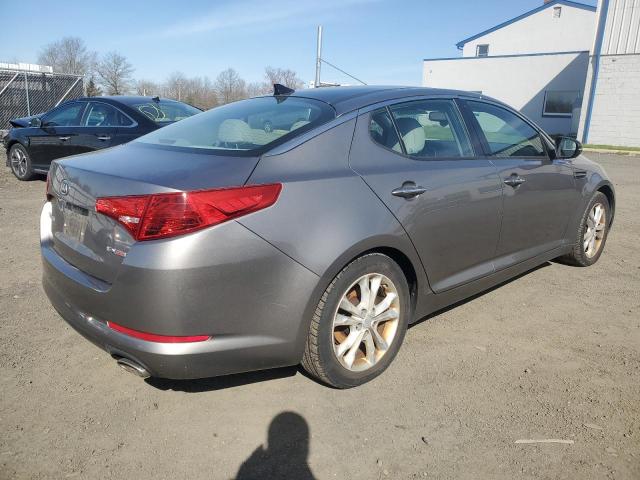 5XXGN4A70CG080714 - 2012 KIA OPTIMA EX GRAY photo 3