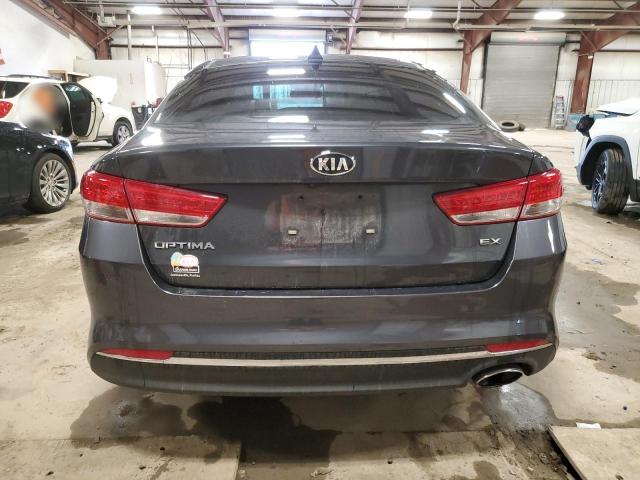 5XXGU4L32HG167163 - 2017 KIA OPTIMA EX CHARCOAL photo 6