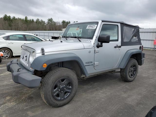 1J4AA2D18AL177583 - 2010 JEEP WRANGLER SPORT SILVER photo 1