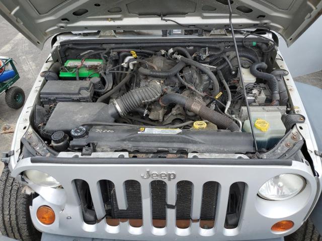 1J4AA2D18AL177583 - 2010 JEEP WRANGLER SPORT SILVER photo 11