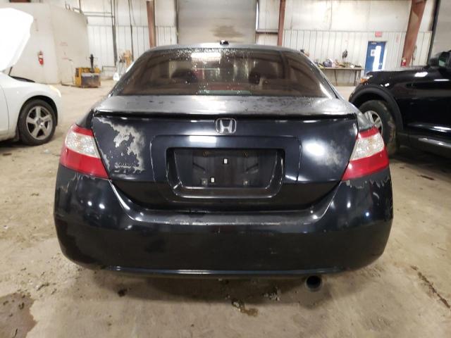 2HGFG12998H518611 - 2008 HONDA CIVIC EXL BLACK photo 6