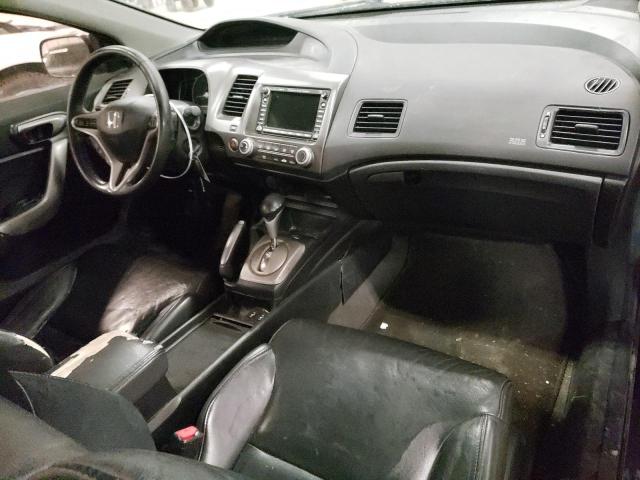 2HGFG12998H518611 - 2008 HONDA CIVIC EXL BLACK photo 8