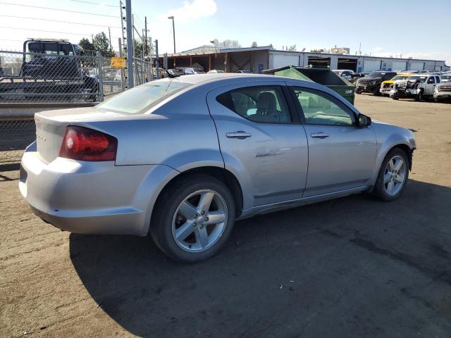 1C3CDZAB9DN566113 - 2013 DODGE AVENGER SE SILVER photo 3