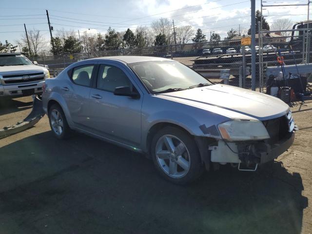 1C3CDZAB9DN566113 - 2013 DODGE AVENGER SE SILVER photo 4