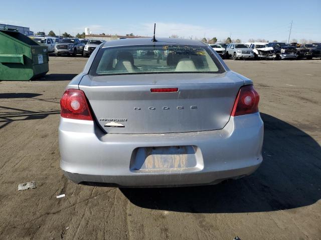 1C3CDZAB9DN566113 - 2013 DODGE AVENGER SE SILVER photo 6