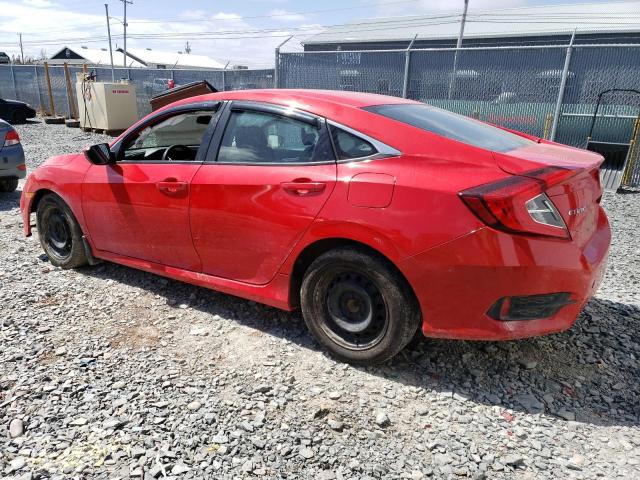 2HGFC2F51KH036859 - 2019 HONDA CIVIC LX RED photo 2