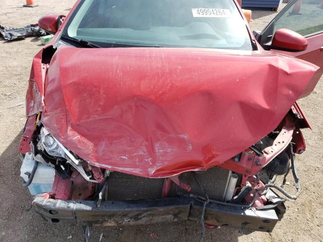 2T1BURHE4HC840298 - 2017 TOYOTA COROLLA L RED photo 11