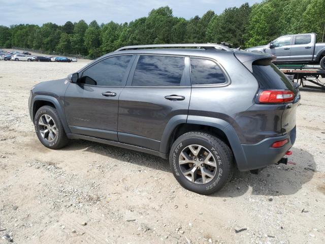 1C4PJMBS4FW618722 - 2015 JEEP CHEROKEE TRAILHAWK გრაფიტი ფოტო 2