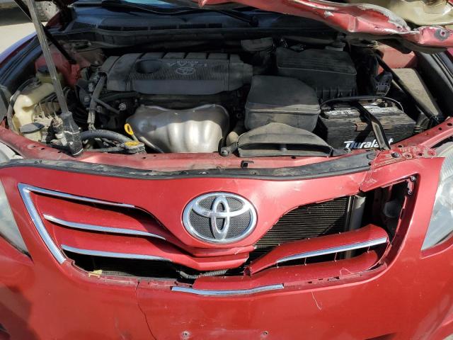 4T4BF3EK4AR064699 - 2010 TOYOTA CAMRY 4D 2 BASE RED photo 11