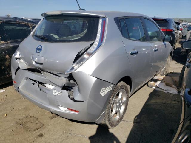 1N4AZ0CPXDC410009 - 2013 NISSAN LEAF S SILVER photo 3