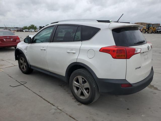 2T3WFREV0FW213780 - 2015 TOYOTA RAV4 XLE WHITE photo 2