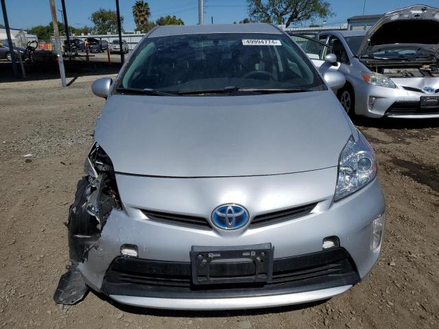 JTDKN3DU3F0451635 - 2015 TOYOTA PRIUS SILVER photo 5