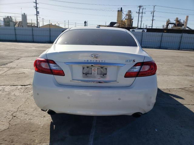 JN1BY1AP9DM511548 - 2013 INFINITI M37 WHITE photo 6