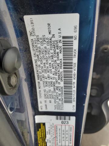 5TEJU62N47Z366686 - 2007 TOYOTA TACOMA DOUBLE CAB PRERUNNER BLUE photo 12