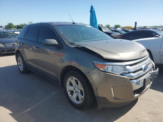 2FMDK3J97EBA65441 - 2014 FORD EDGE SEL GRAY photo 4