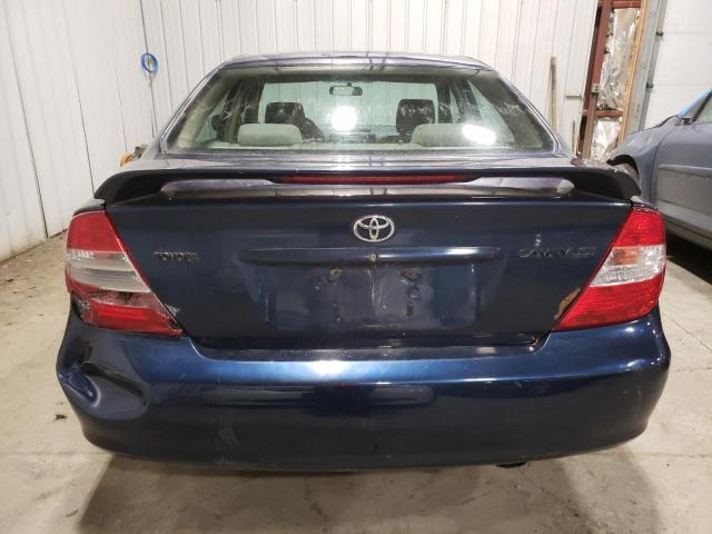 JTDBE32KX30140944 - 2003 TOYOTA CAMRY LE BLUE photo 6