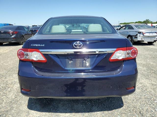 2T1BU4EE4DC007537 - 2013 TOYOTA COROLLA BASE BLUE photo 6