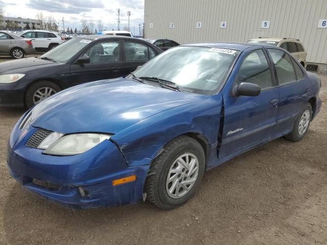 1G2JB52F747303422 - 2004 PONTIAC SUNFIRE SL BLUE photo 1