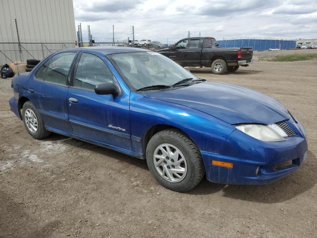 1G2JB52F747303422 - 2004 PONTIAC SUNFIRE SL BLUE photo 4