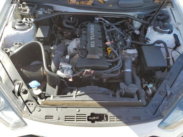 KMHHT6KDXDU113249 - 2013 HYUNDAI GENESIS CO 2.0T WHITE photo 11