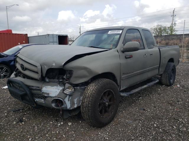 5TBRN34144S449612 - 2004 TOYOTA TUNDRA ACCESS CAB SR5 GRAY photo 1