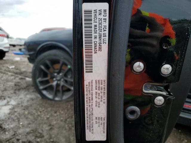 2C3CDZFJ8NH164982 - 2022 DODGE CHALLENGER R/T SCAT PACK BLACK photo 13