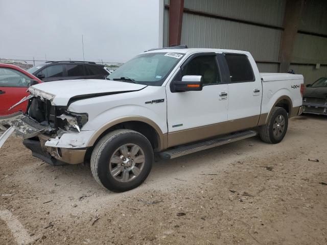 1FTFW1ET2BFB38950 - 2011 FORD F150 SUPERCREW WHITE photo 1