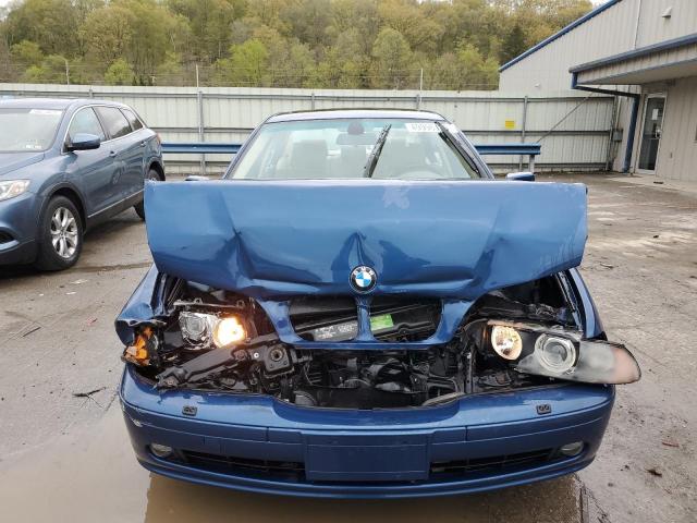 WBADT63413CK37784 - 2003 BMW 530 I AUTOMATIC BLUE photo 5