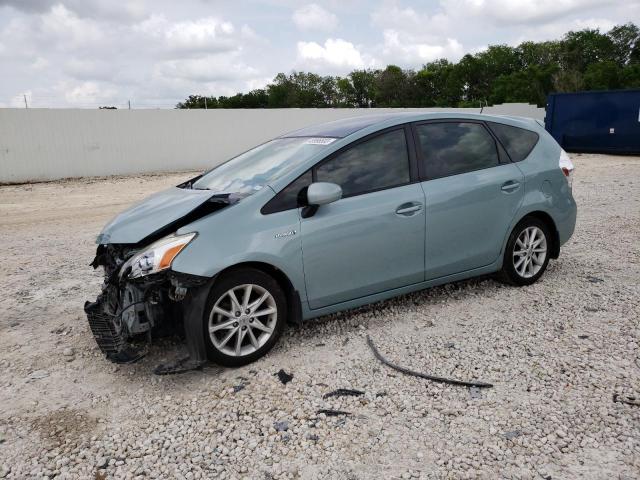 JTDZN3EUXD3246306 - 2013 TOYOTA PRIUS V TURQUOISE photo 1