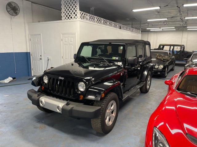 1C4BJWEG9DL684453 - 2013 JEEP WRANGLER U SAHARA BLACK photo 2