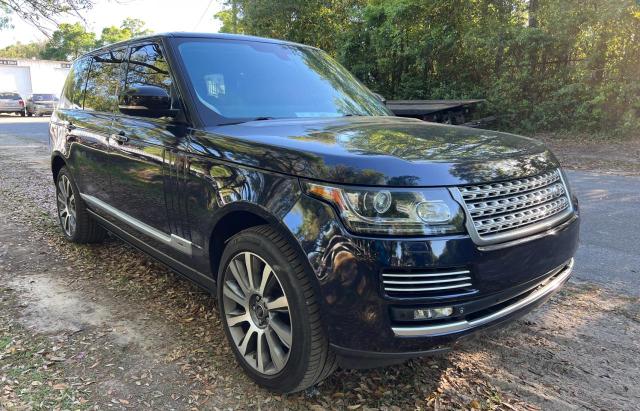 SALGV3TF4FA214213 - 2015 LAND ROVER RANGE ROVE AUTOBIOGRAPHY BLUE photo 1