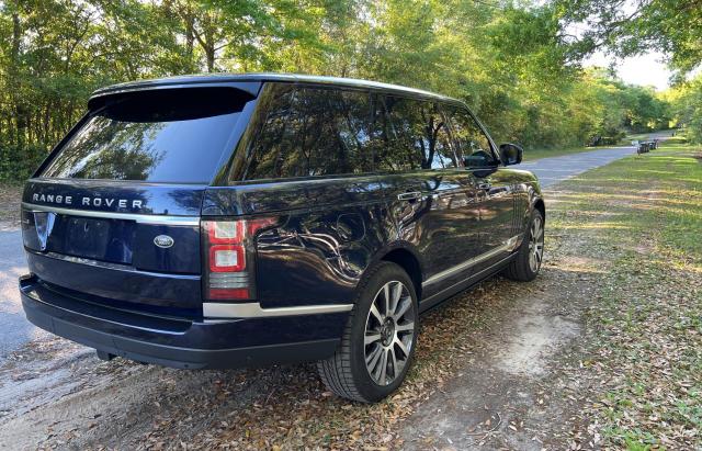 SALGV3TF4FA214213 - 2015 LAND ROVER RANGE ROVE AUTOBIOGRAPHY BLUE photo 4