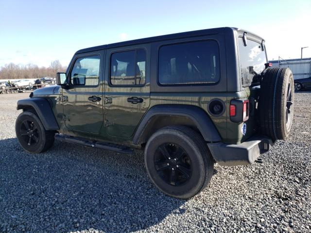 1C4HJXDN3MW776222 - 2021 JEEP WRANGLER U SPORT أخضر صورة 2