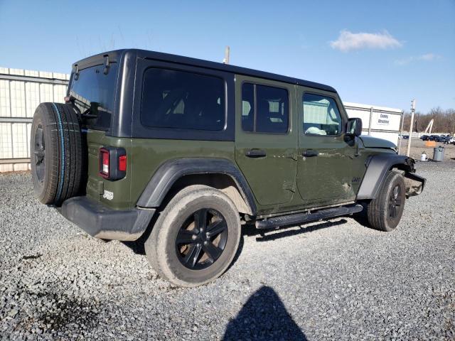1C4HJXDN3MW776222 - 2021 JEEP WRANGLER U SPORT أخضر صورة 3