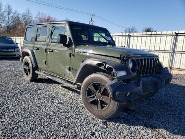 1C4HJXDN3MW776222 - 2021 JEEP WRANGLER U SPORT أخضر صورة 4