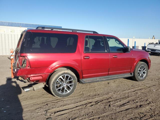 1FMJK1JTXHEA39296 - 2017 FORD EXPEDITION EL XLT RED photo 3