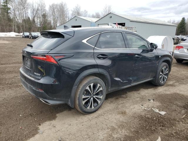 JTJBARBZ9J2167952 - 2018 LEXUS NX 300 BASE შავი ფოტო 3