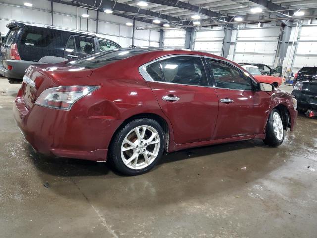 1N4AA5AP5CC859989 - 2012 NISSAN MAXIMA S MAROON photo 3