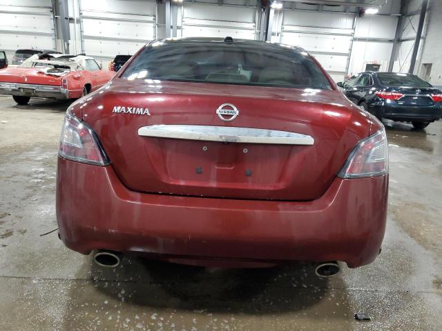 1N4AA5AP5CC859989 - 2012 NISSAN MAXIMA S MAROON photo 6