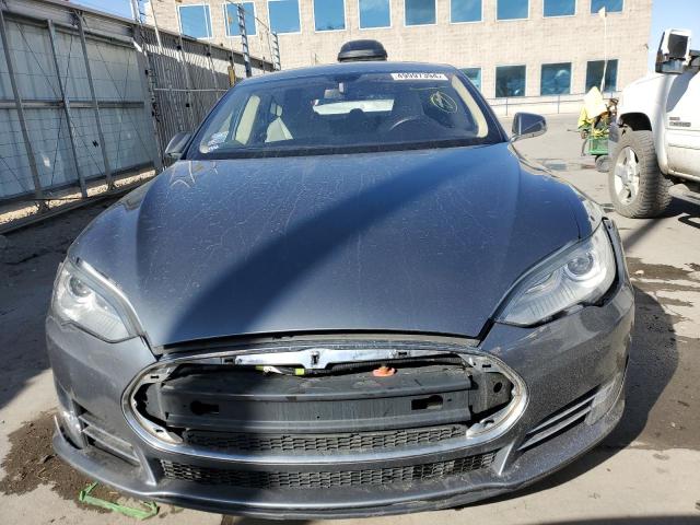 5YJSA1CN5DFP20775 - 2013 TESLA MODEL S 灰色 照片 5