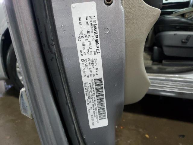 2C4RC1CG5ER108236 - 2014 CHRYSLER TOWN & COU TOURING L SILVER photo 13