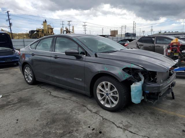 3FA6P0LU0KR198060 - 2019 FORD FUSION SE CHARCOAL photo 4